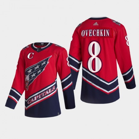 Pánské Hokejový Dres Washington Capitals Dresy Alexander Ovechkin 8 2020-21 Reverse Retro Authentic